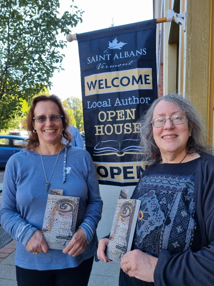 Author Fair, The Eloquent Page Bookstore, St. Albans, Vermont - The Roots That Clutch